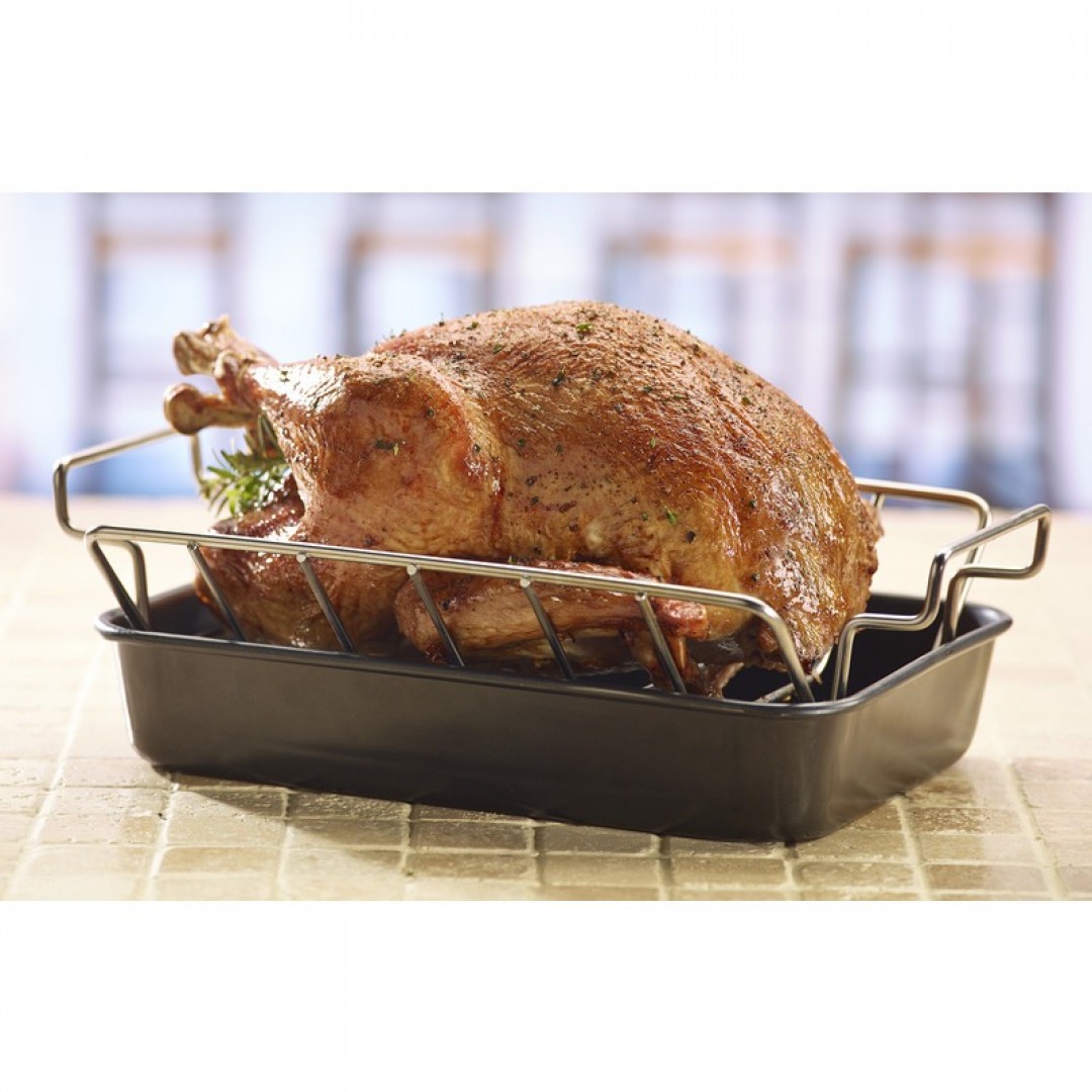 Metalna Emajlirana Posuda Za Kapanje Big Green Egg 33X23 Cm117397