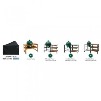 Prekrivka  C za Big Green Egg za modele XLarge, Large i Medium u modularnom stolu