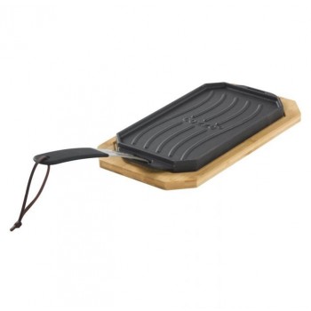 Cozze reverzibilni liveni tiganj sa drvenim postoljem 165x330 – 90326