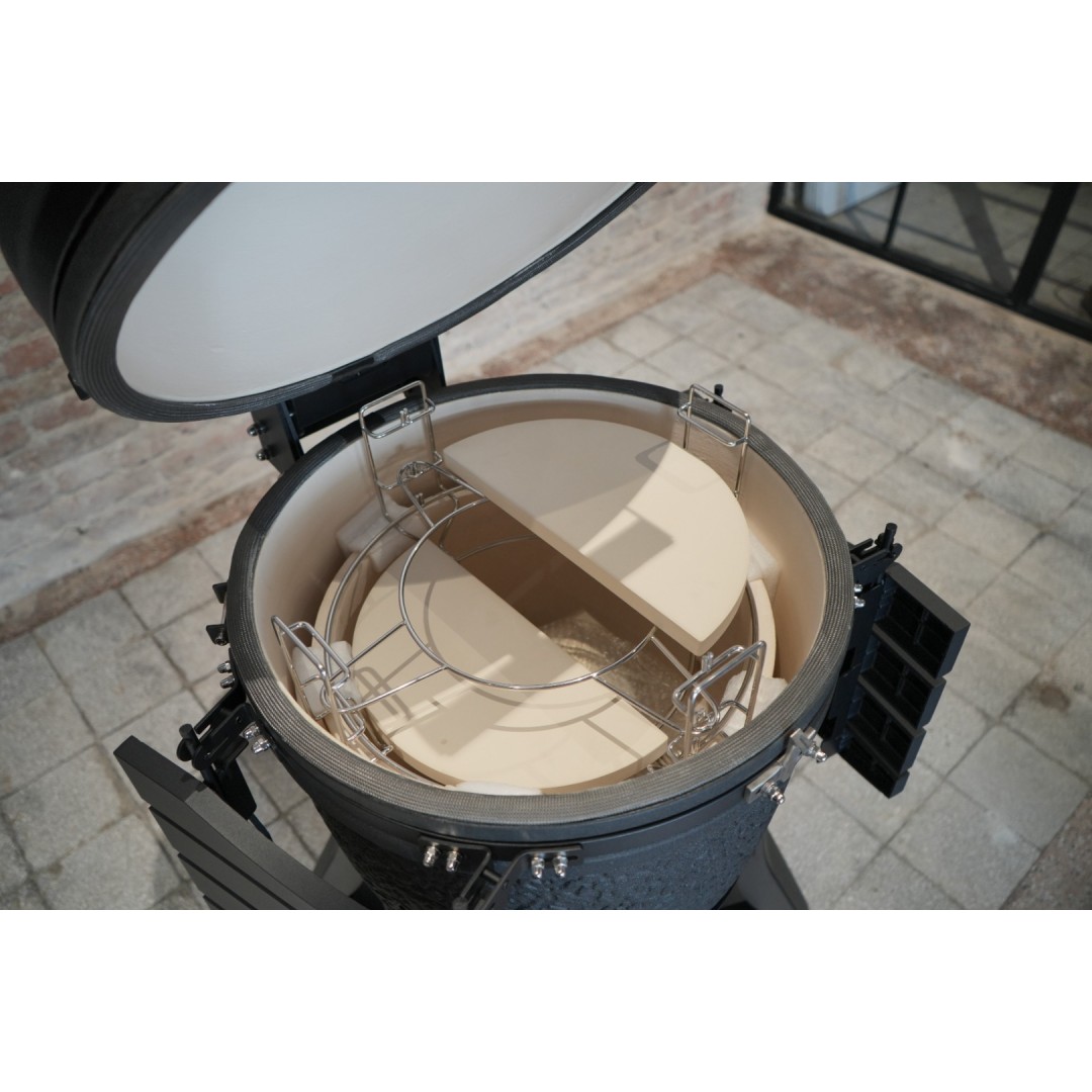 Braai Kamado Black 22" (56 Cm)