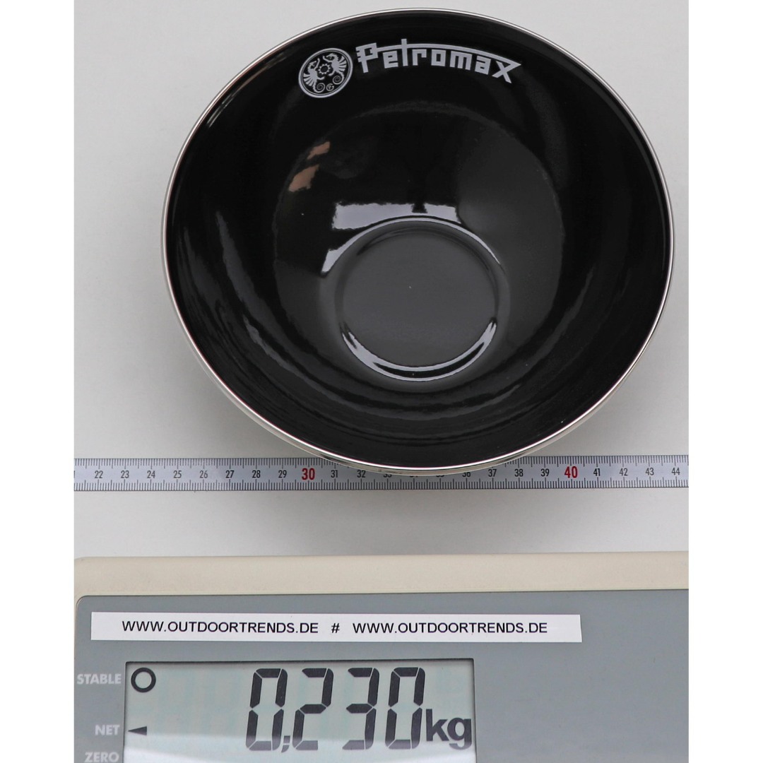 Petromax Set Od 2 Emajlirane Činije Crna Boja / Px-Bowl-1-S