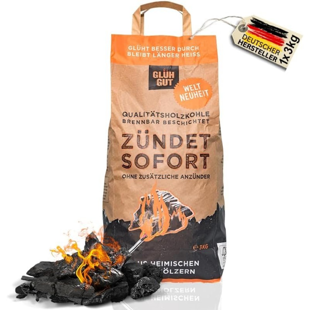 Samozapajivi ugalj GLÜHGUT®