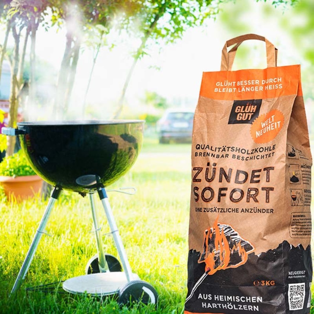 Samozapajivi ugalj GLÜHGUT®