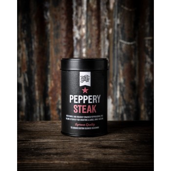HOLY SMOKE BBQ - začin  PEPPERY STEAK rub 175 g