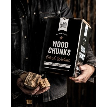 HOLY SMOKE BBQ - komadi drveta crnog oraha 3 kg