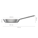 Fiskars Tiganj Norden Čelik 24 Cm, 1067631 Fiskars Tiganj Norden Čelik 24 Cm, 1067631