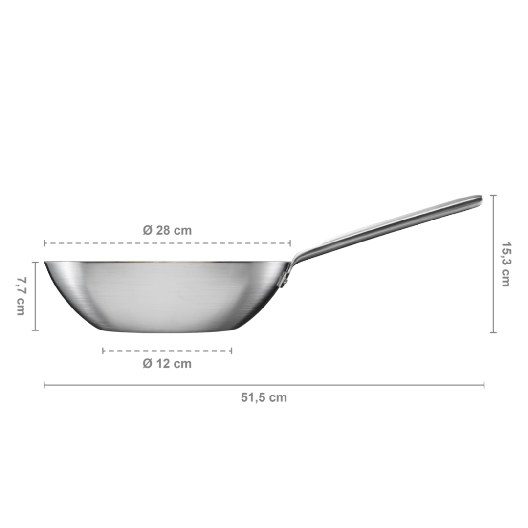 Fiskars Čelični Wok Norden Sa Premazom 28 Cm,(1067636) Fiskars Čelični Wok Norden Sa Premazom 28 Cm,(1067636)