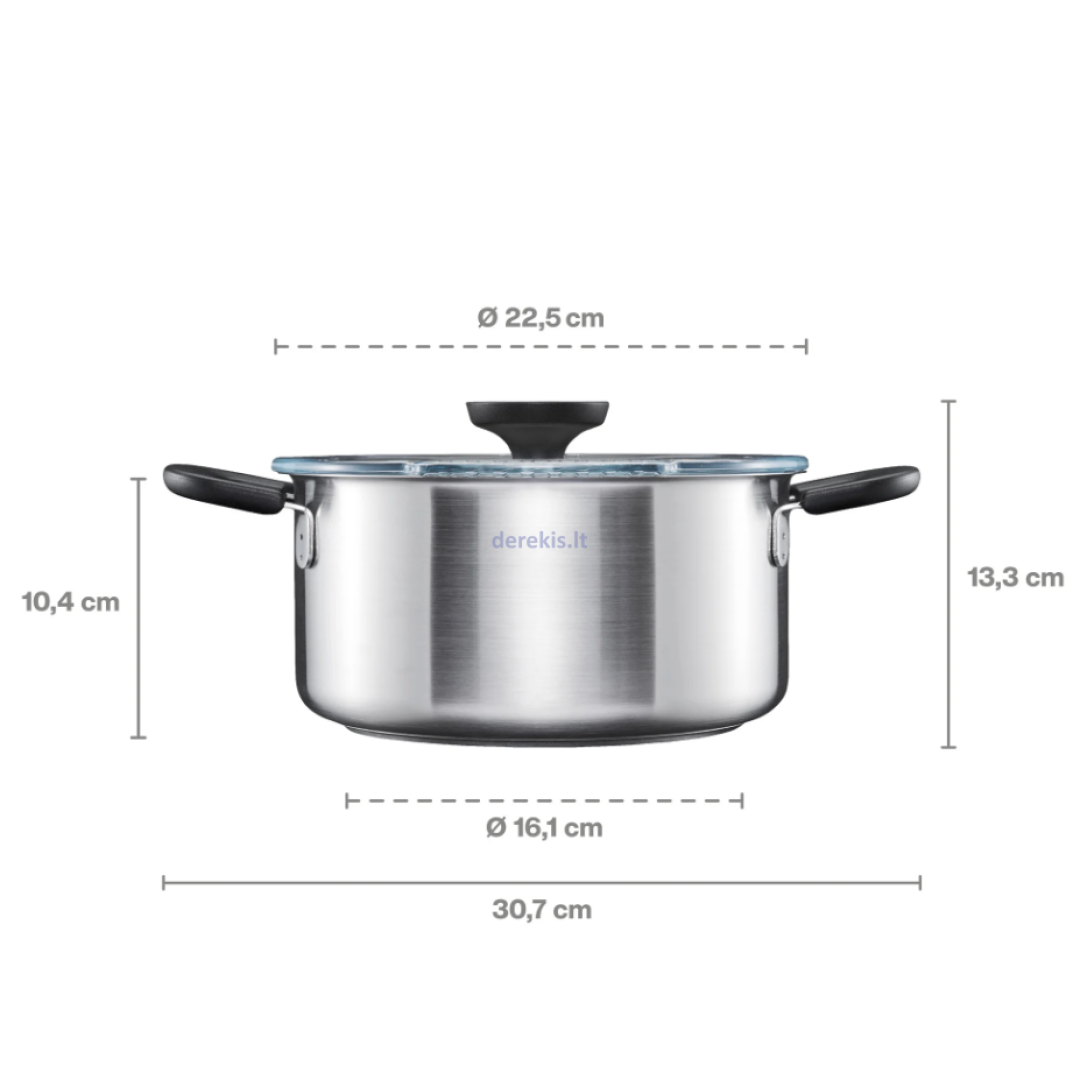 Lonac Fiskars Functional Form, 1072316, 3 L Lonac Fiskars Functional Form, 1072316, 3 L