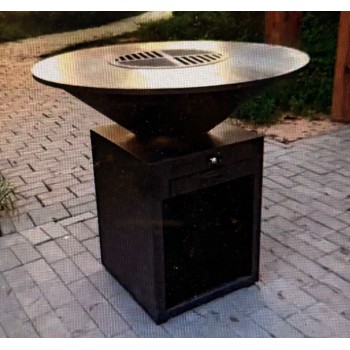 FLAME -CORTEN 100 / CORTEN spoljni roštilj / ložište, crni