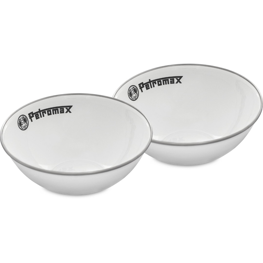 Petromax Set Od 2 Emajlirane Činije Bela  Boja / Px-Bowl-1-W